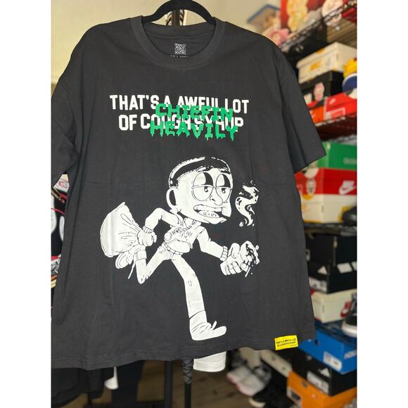 Awful Lot of Cough Syrup Other - NEW Sz. L - Awful Lot of Cough Syrup "Chiefin" Shirt (Blk)